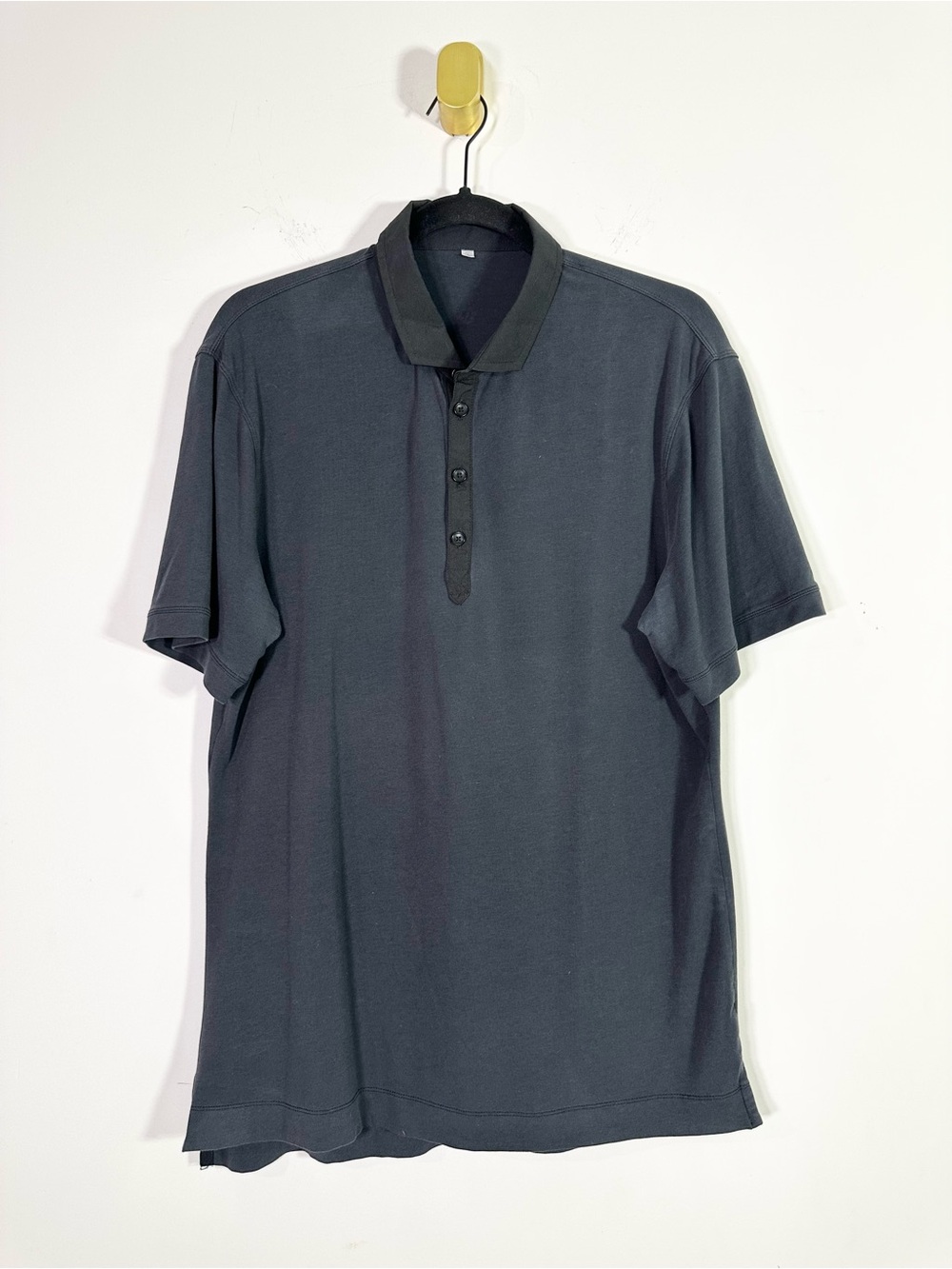Lululemon Black Short Sleeve Polo Shirt